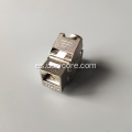 Conector Keystone CAT6A de fundición a presión de zinc